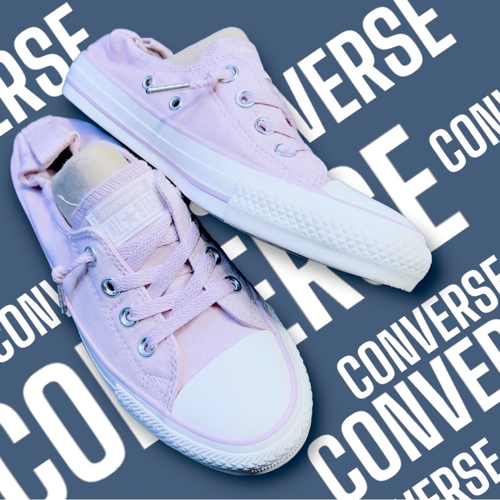 Converse CTAS Shoreline Plum Light Purple Slip-on Sneakers Women's Size 7.5
